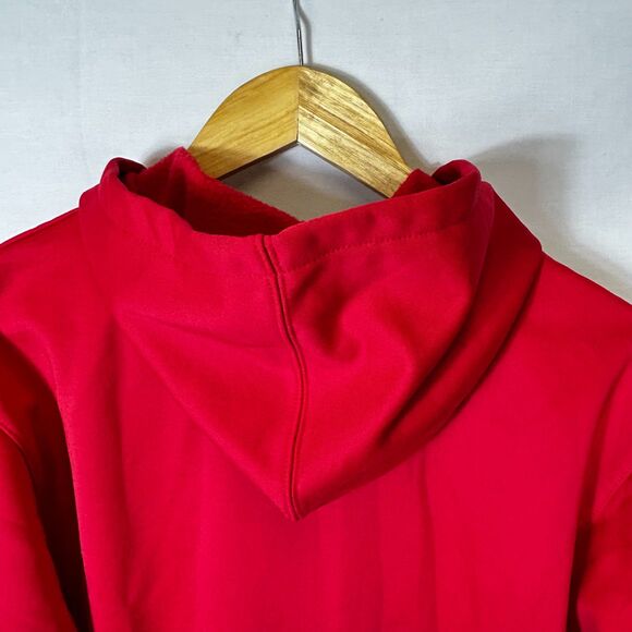 My NHL Youth Chicago Blackhawks Hockey Red White Embroidered Logo Hoodie Size XL - Picture 9 of 14